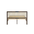 Queen Bed Brown Bronze Wood