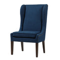 Captains Dining Chair Dark Blue Polyester