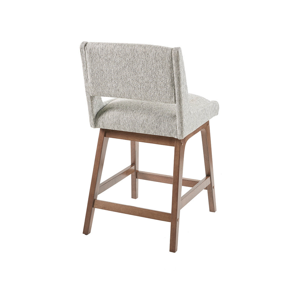 Counter Stool Light Grey Polyester