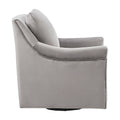 Deanna Swivel Chair Grey Solid Wood