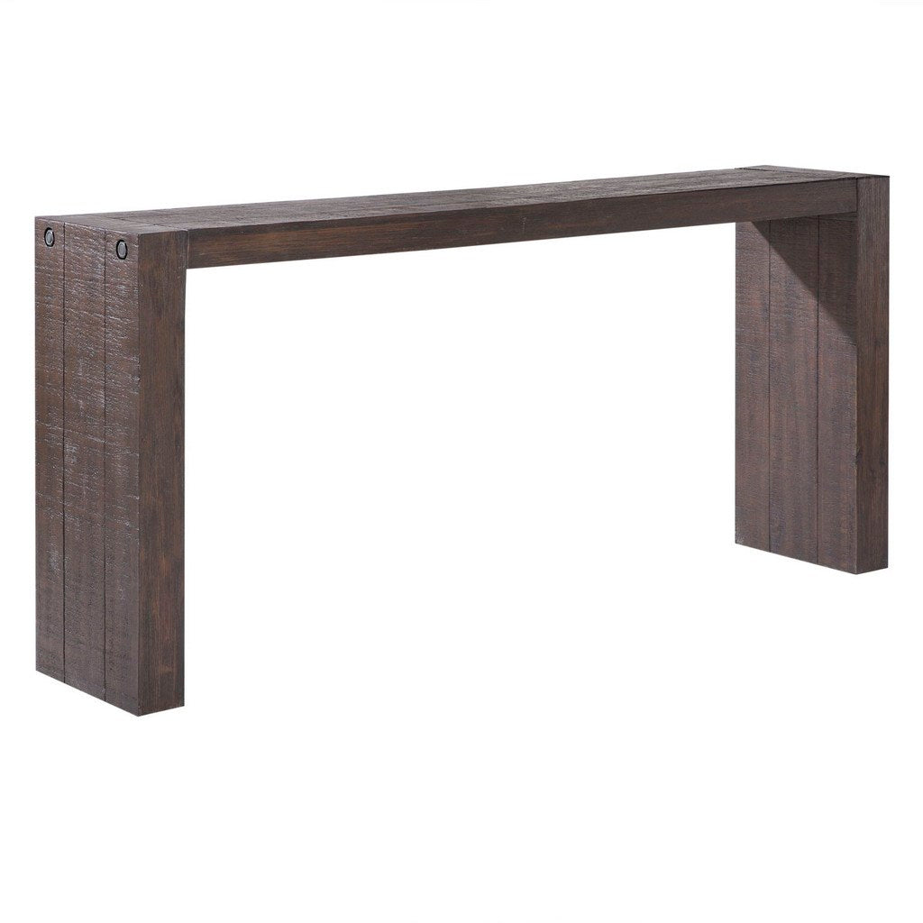 Only support Buyer Monterey Console Table brown-solid wood