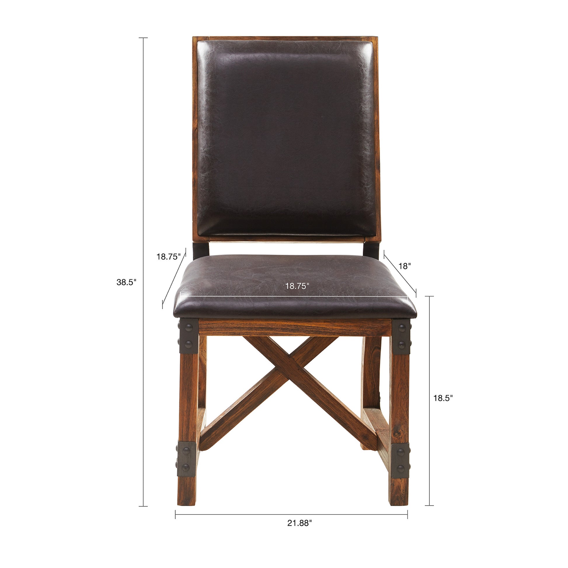 Dining Chair Chocolate Wood