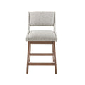 Counter Stool Light Grey Polyester