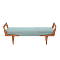 Boomerang Bench Blue Pecan Polyester