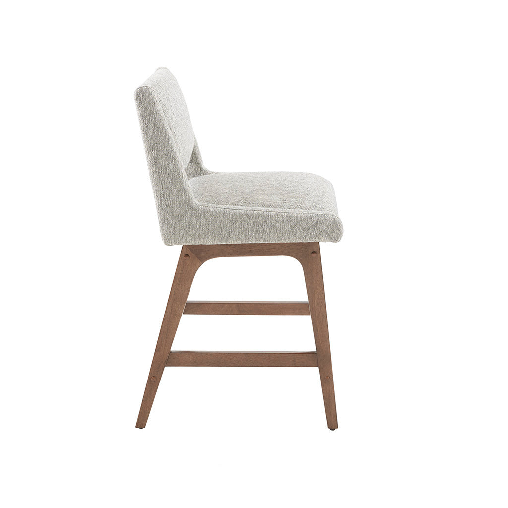 Counter Stool Light Grey Polyester