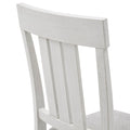 Dining Side Chair Set Of 2Pcs Reclaimed White Polyester