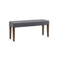 Cheshire Accent Bench Gray Polyester