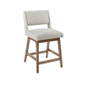 Counter Stool Light Grey Polyester