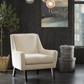 Accent Chair Cream Morrocco Polyester