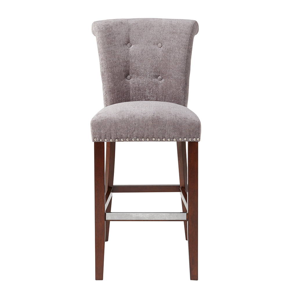 Colfax 30" Bar Stool Grey Polyester