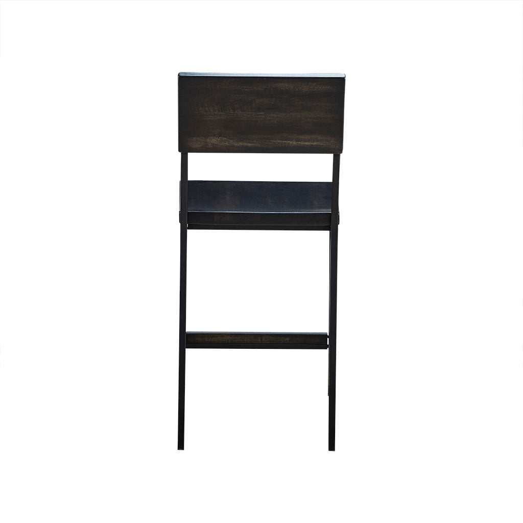 Tacoma 24" Counter Stool Black Wood