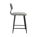 Counter Stool Grey Multi Polyester