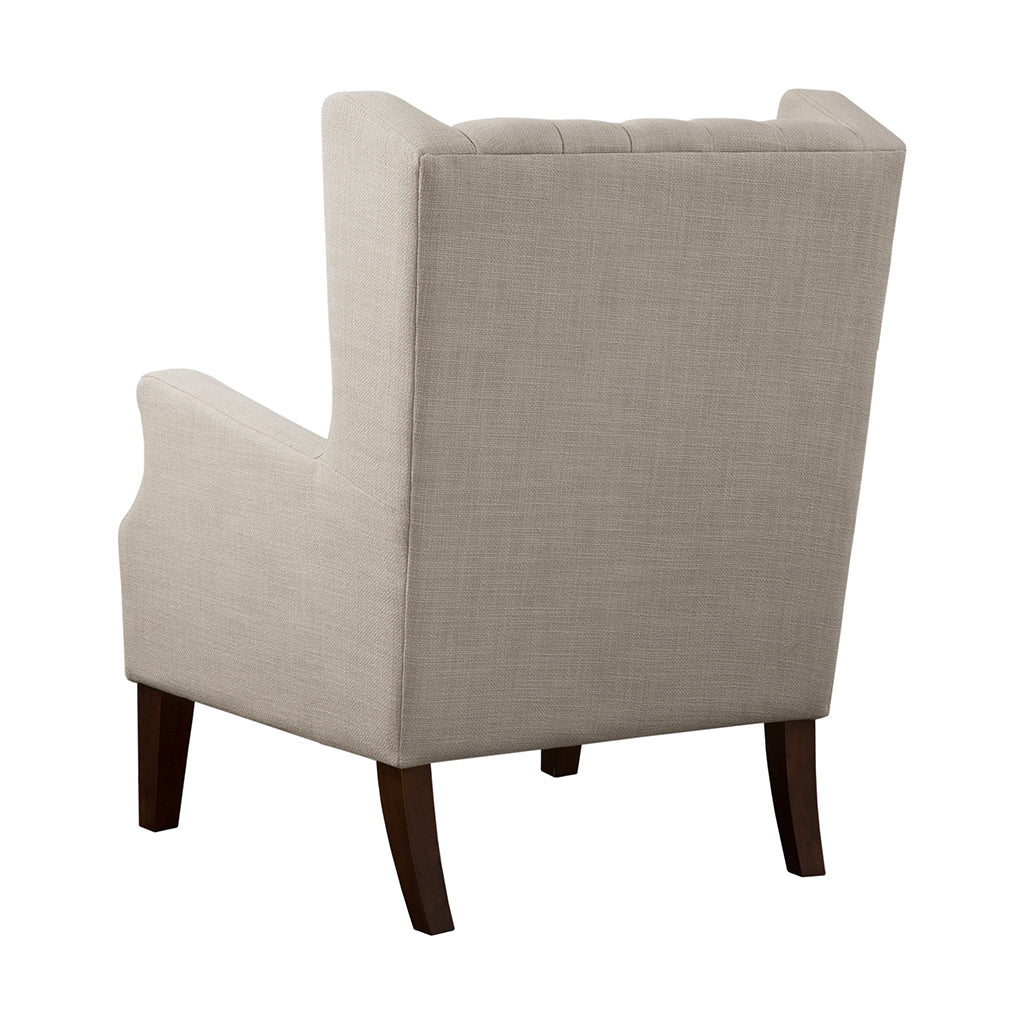 Maxwell Chair Beige Solid Wood