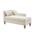 Trinity Accent Chaise Ivory Solid Wood