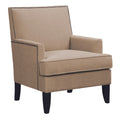 Track Arm Club Chair Sand Polyester