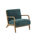 Lounge Chair Teal Polyester