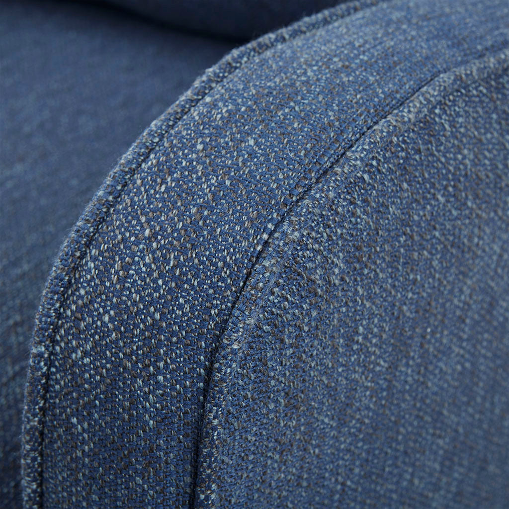 Brianne Swivel Chair Navy Solid Wood