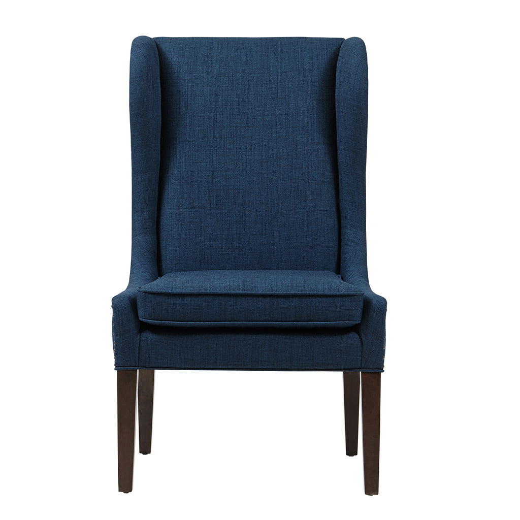 Captains Dining Chair Dark Blue Polyester