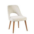 Dining Side Chair Set of 2 cream-polyester