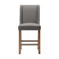 Brody Counter Stool Grey Polyester