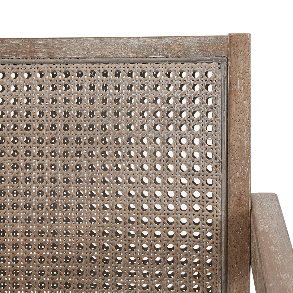 Accent Chair Grey Polyester