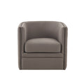 Capstone Swivel Taupe Solid Wood