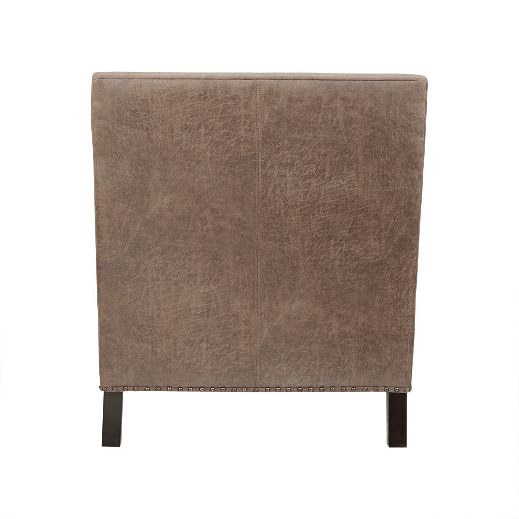 Shasta Accent Chair Brown Solid Wood