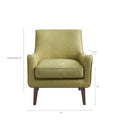 Mid Century Accent Chair green-polyester