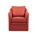 Brianne Swivel Chair Orange Solid Wood