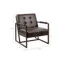 Lounge Chair Chocolate Wood