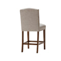 Camel Counter Stool Cream Polyester