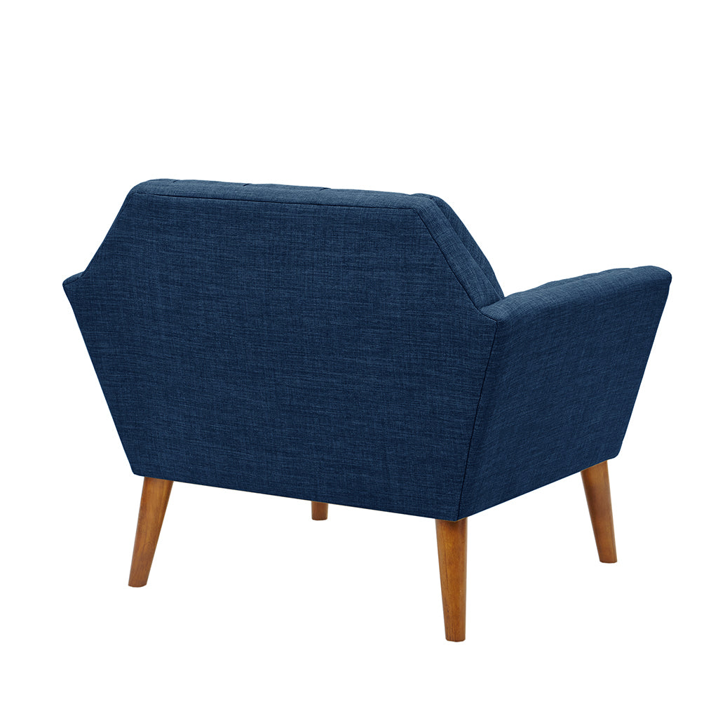 Lounge Chair Blue Polyester