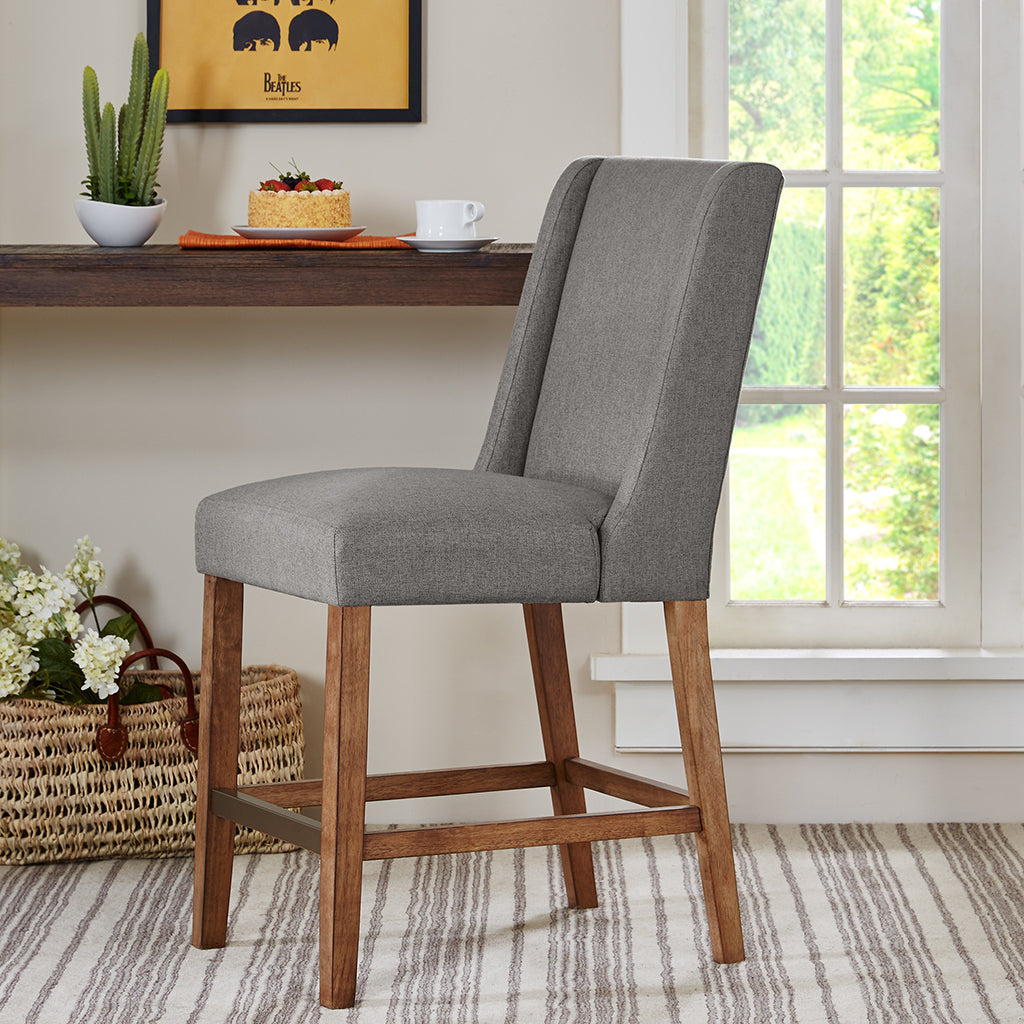 Brody Counter Stool Grey Polyester