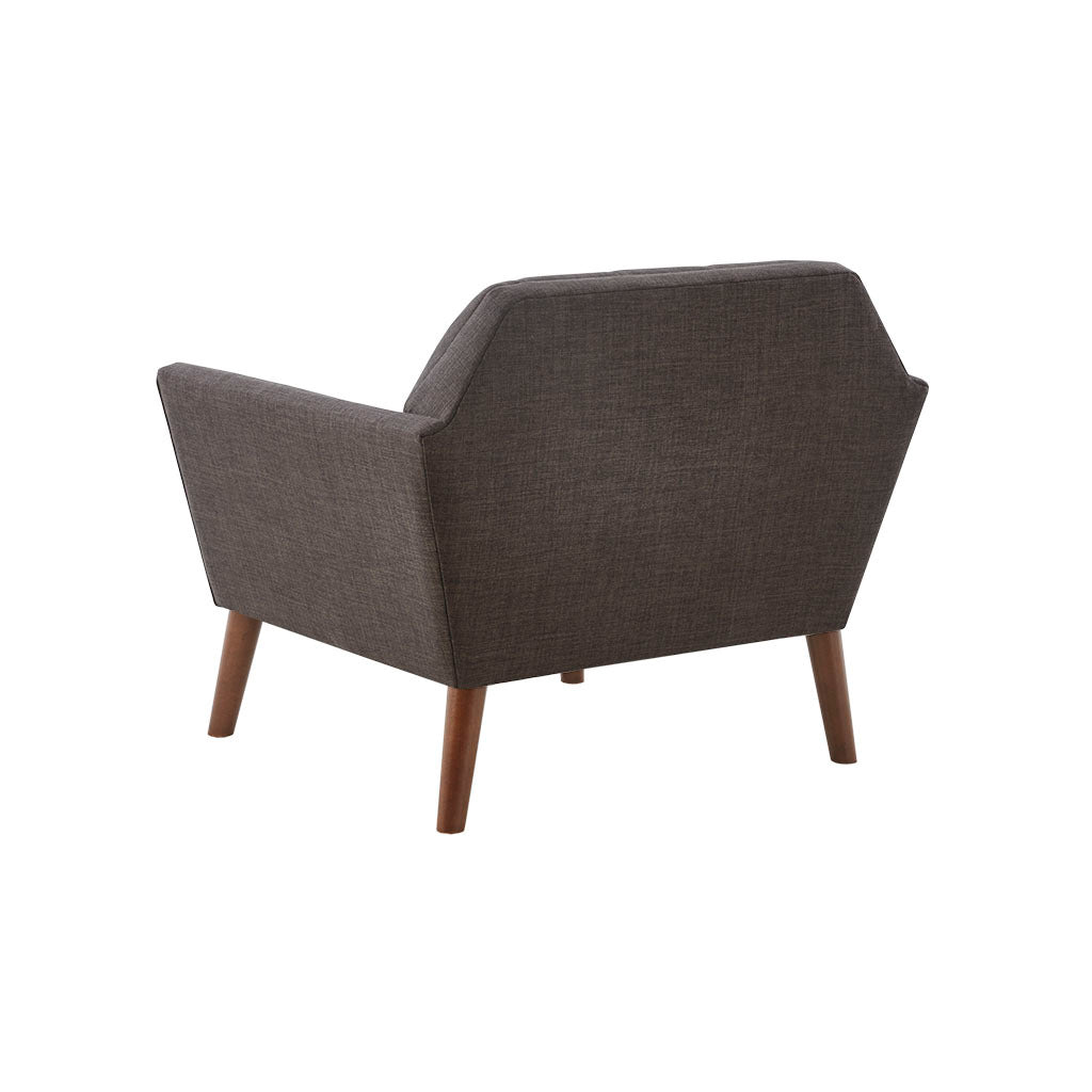 Lounge Chair Charcoal Polyester