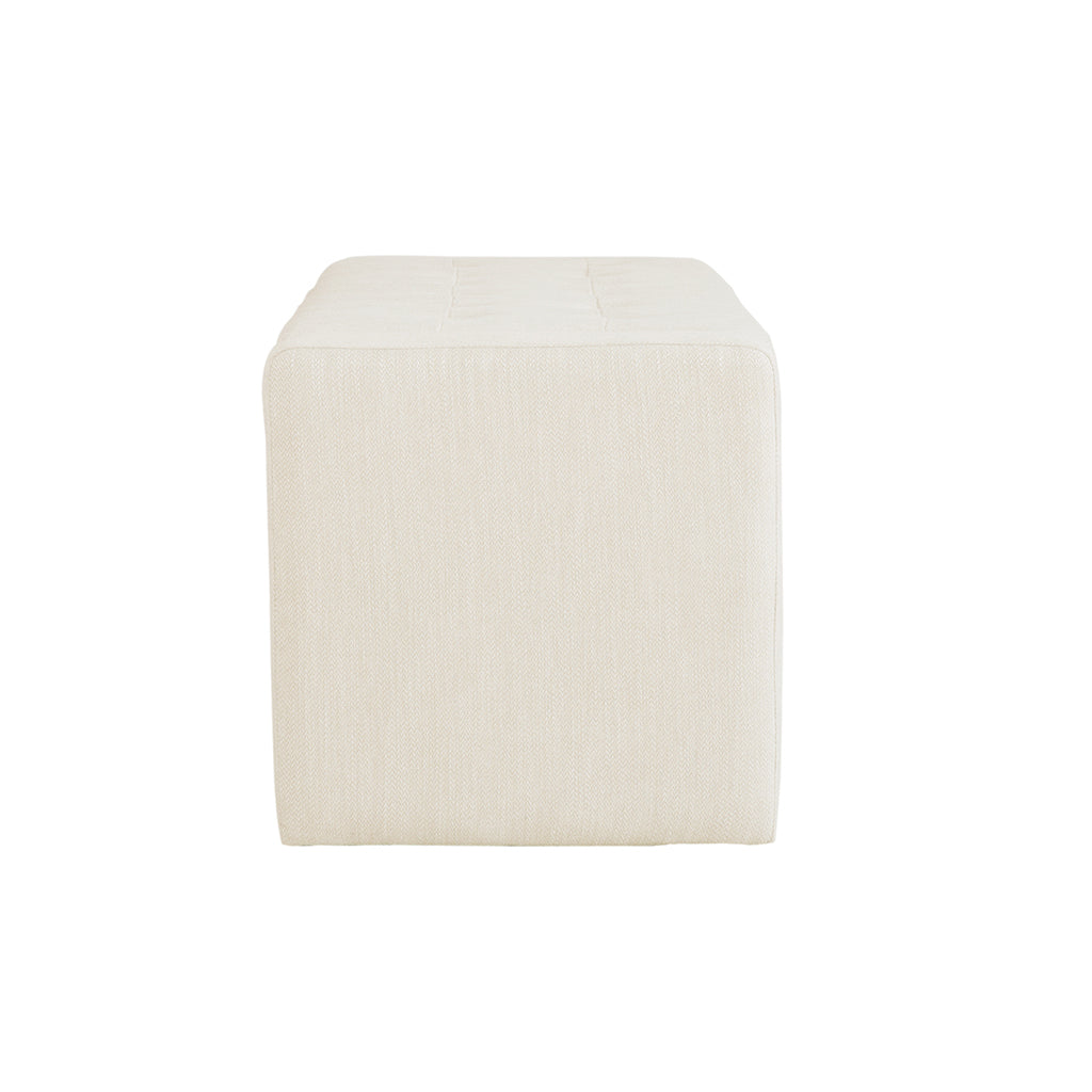 Soft Close Storage Bench cream-polyester