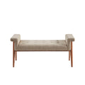 Accent Bench Tan Polyester