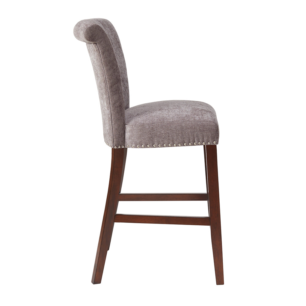 Colfax 30" Bar Stool Grey Polyester