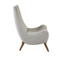 Accent Chair Tan Polyester