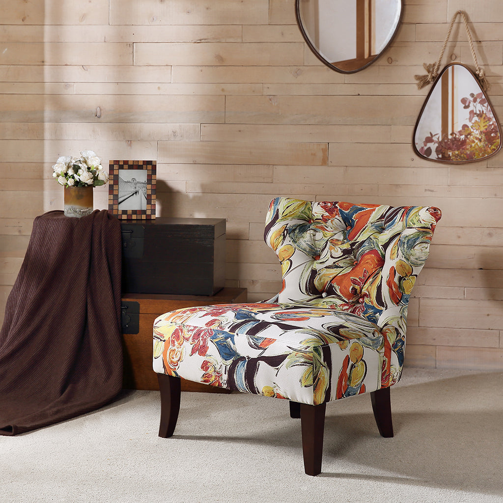 Accent Chair Multi Polyester