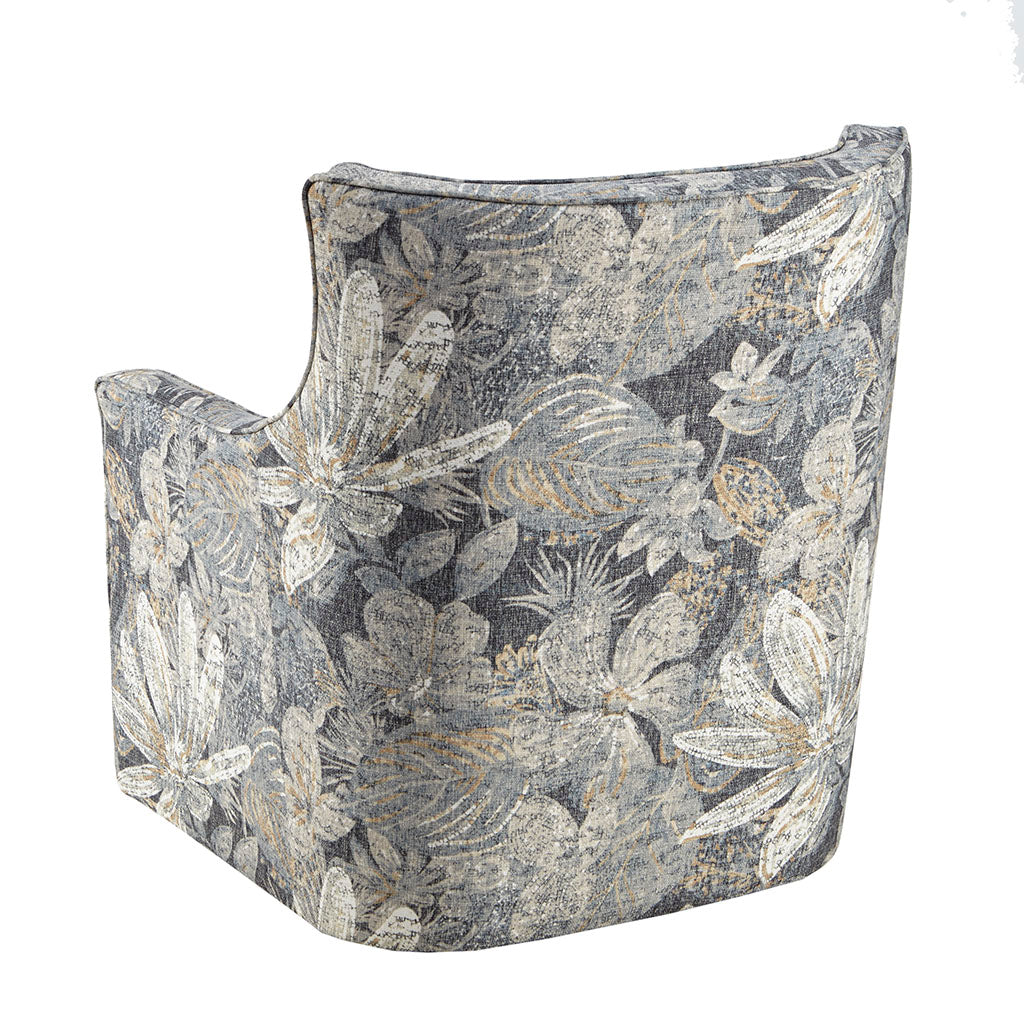 Alana Swivel Glider Chair Multicolor Solid Wood