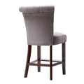 Colfax Counter Stool Grey Polyester