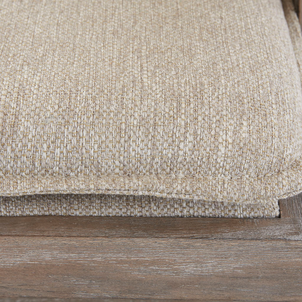 Accent Chair Grey Polyester