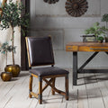 Dining Chair Chocolate Wood