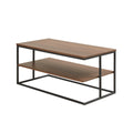 Monarch Coffee Table Dark Coffee Black Mdf