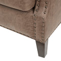 Shasta Accent Chair Brown Solid Wood