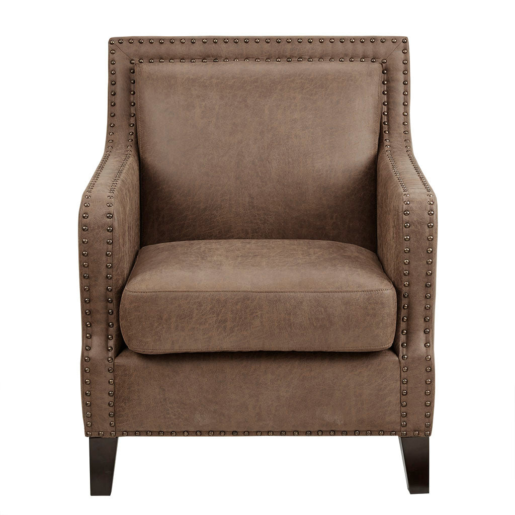 Shasta Accent Chair Brown Solid Wood