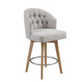 Upholstered 360 Degree Swivel Counter Stool 26