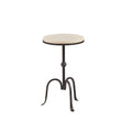 Accent Table Black Marble