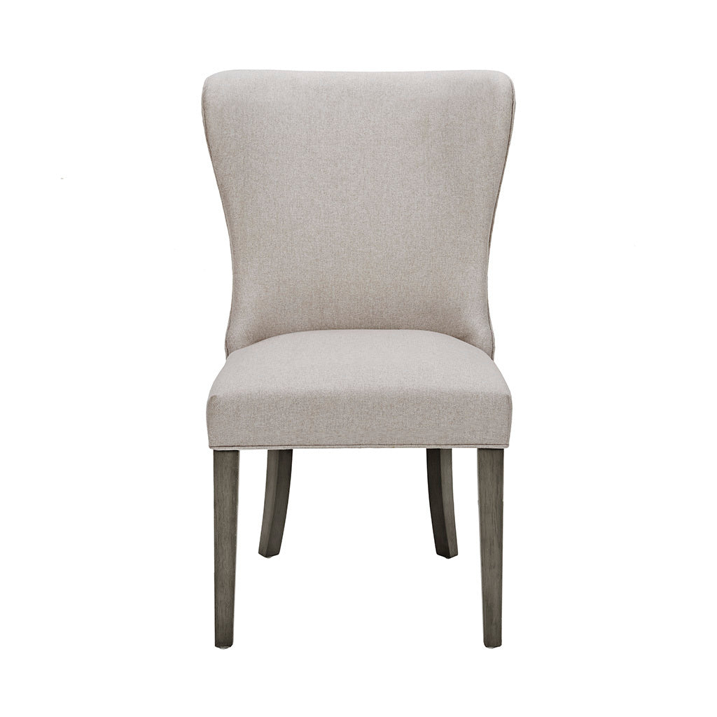 Helena Dining Chair Cream Grey Polyester