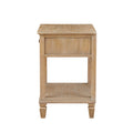 Victoria Bedside Table Light Natural Wood